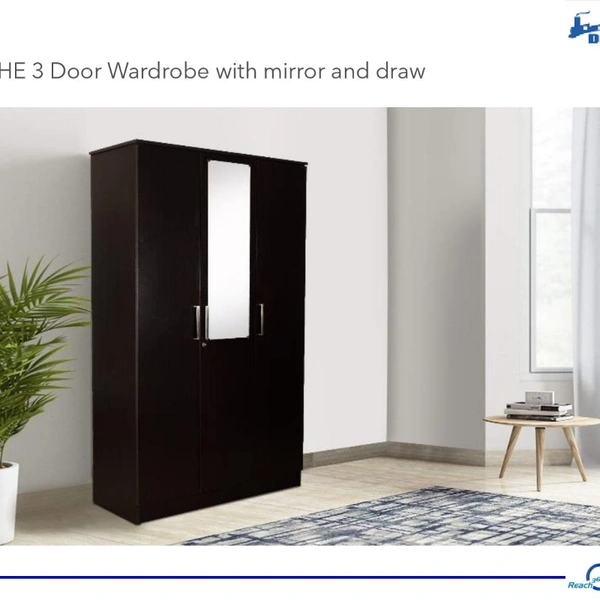 Typo 3 Door Wardrobe With Mirror