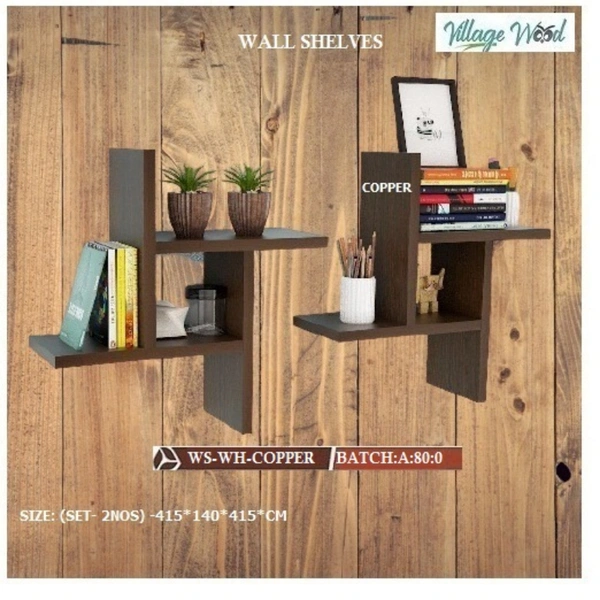 Copper Wall Shelves