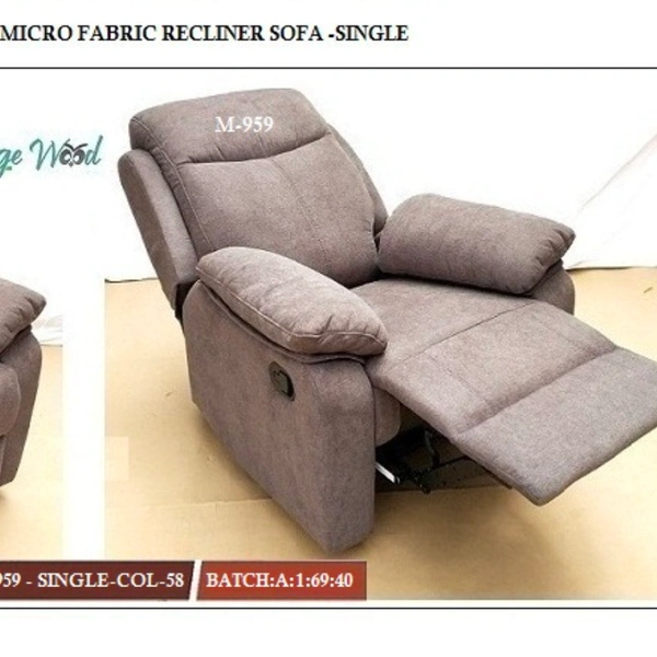 VAF 959 MICRO FIBER RECLINER