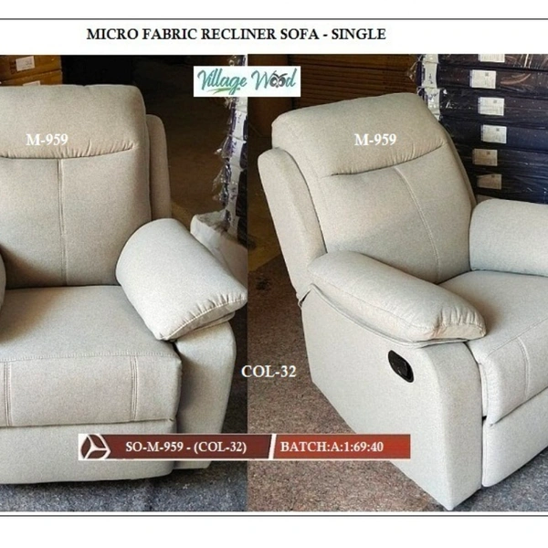 VAF 959 MICRO FIBER RECLINER