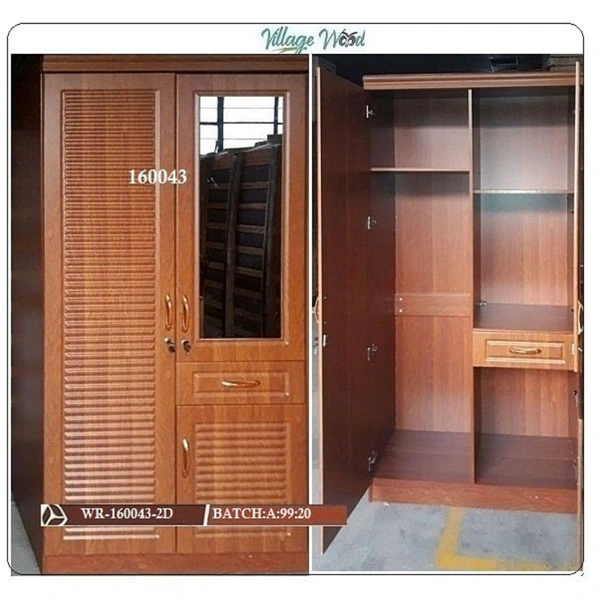 VAF43 WARDROBE 2 DOOR WITH MIRROR