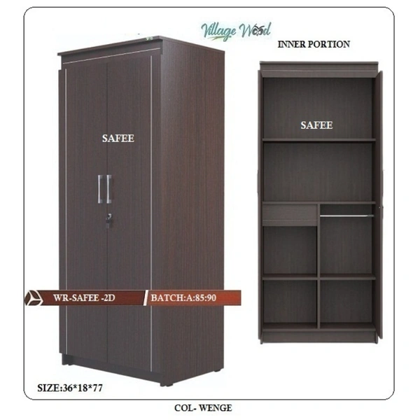VAF SAFEE WARDROBE 2 DOOR
