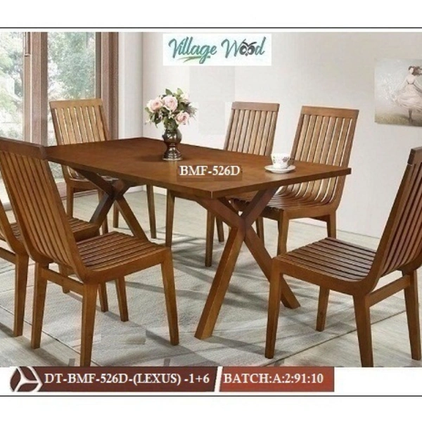 VAF 526D LEXUS DINING SET 6+1