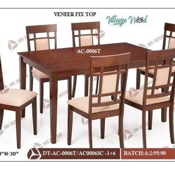 VAF AC0006T DINING SET 6S