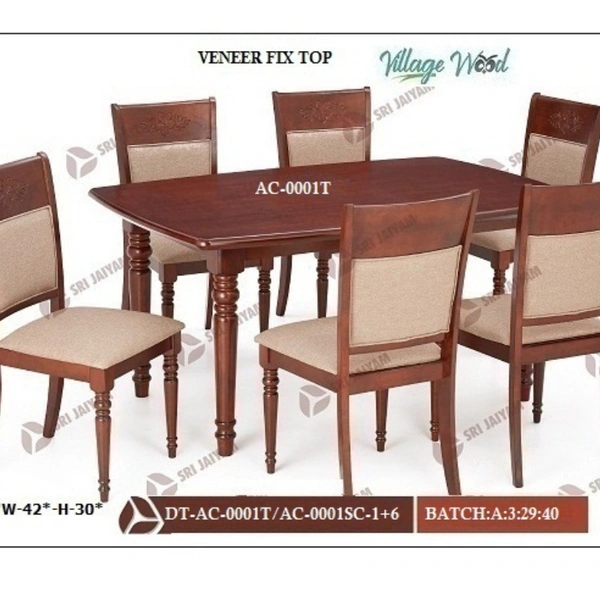VAF AC 0001T DINING SET 6S
