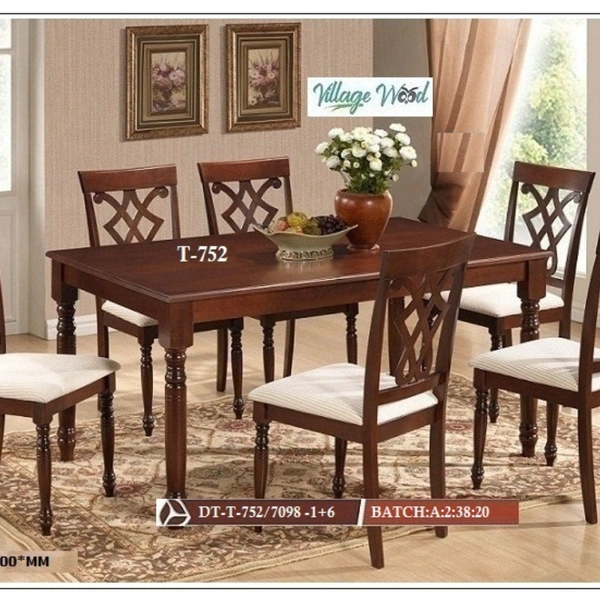 VAF T752 DINING SET 6S