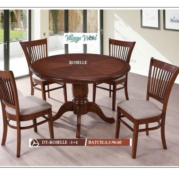 VAF ROSELLE DINING SET 4S