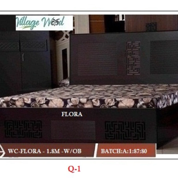 VAF FLORA KING BED - 78*72