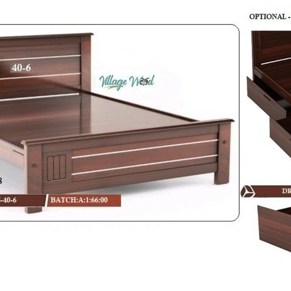 VAF EBS406 KING BED With Storage (Optional)  - 78*72 Optional : Side Storage ; 4500(1pcs)