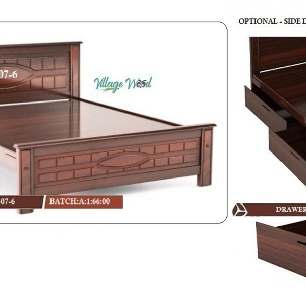 VAF EBS076 KING BED - 78*72 Optional : Side Storage ; 4500(1pcs)