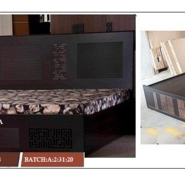 VAF FLORA QUEEN BED WITH STORAGE - 78*60