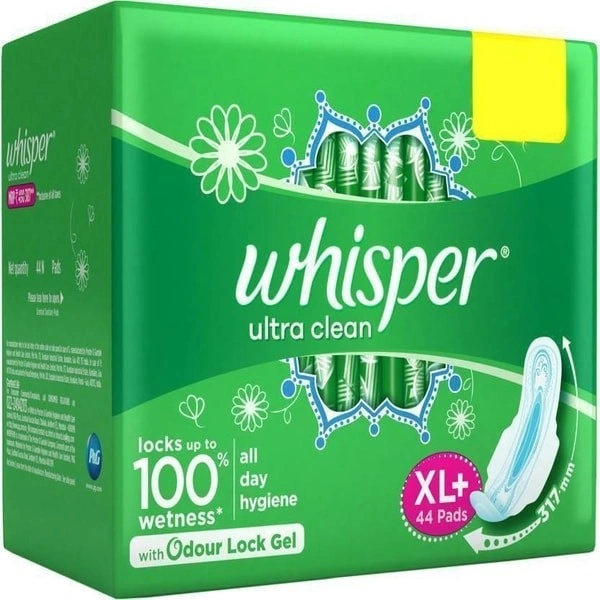 Whisper Ultra  Clean Sanitary Pad 44N