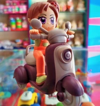 Cartoon Mini Motorbike