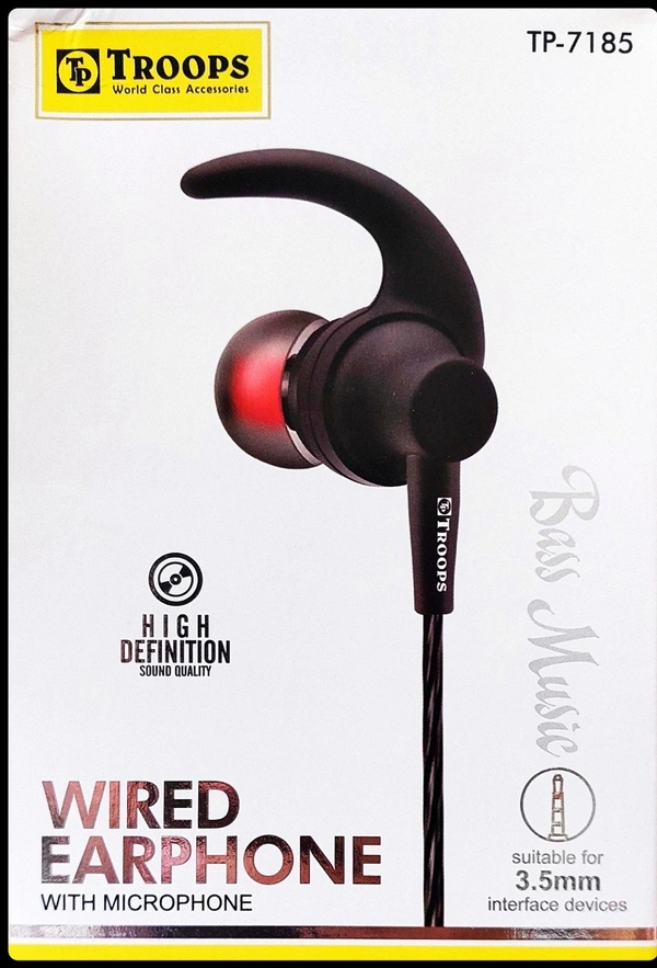 Troops Earphone 7185 (Warranty)