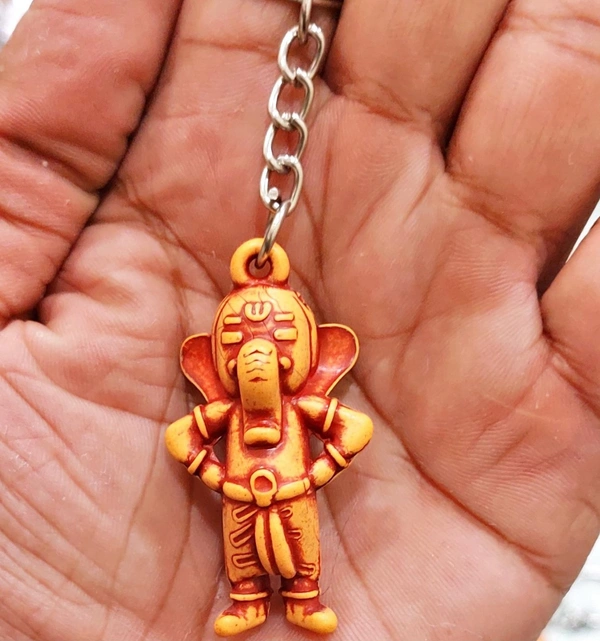 Ganesha Kehchain Plastic