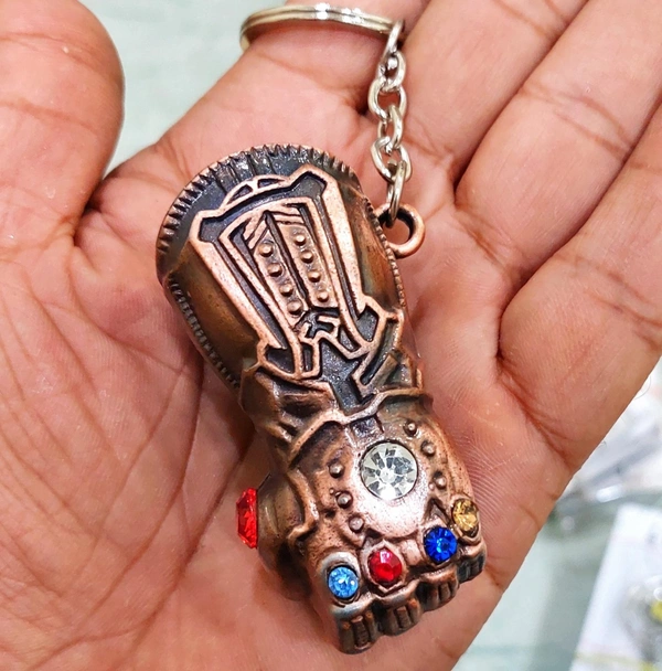 Marvel Infinity Gauntlet Keychain Metal