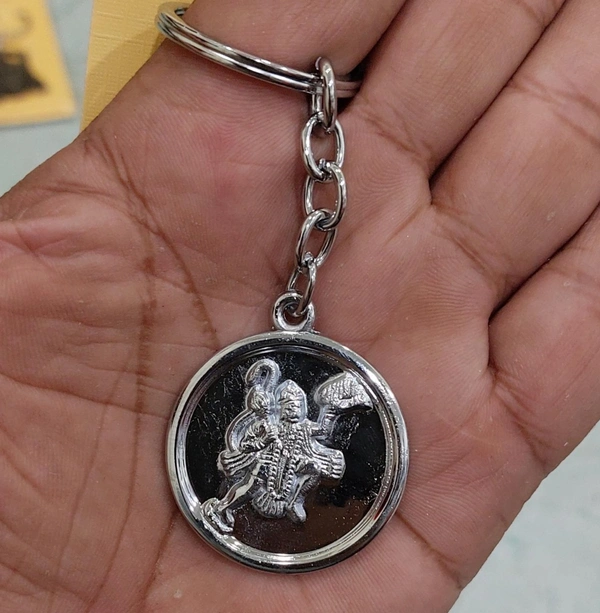 Bajrang Bali Keychain Metal