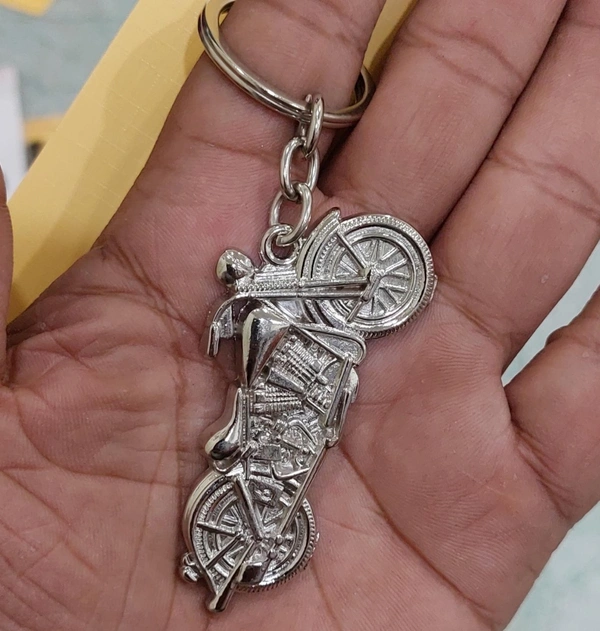 Metal Bike Keychain