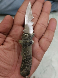 Metal Knife Metal Keychain