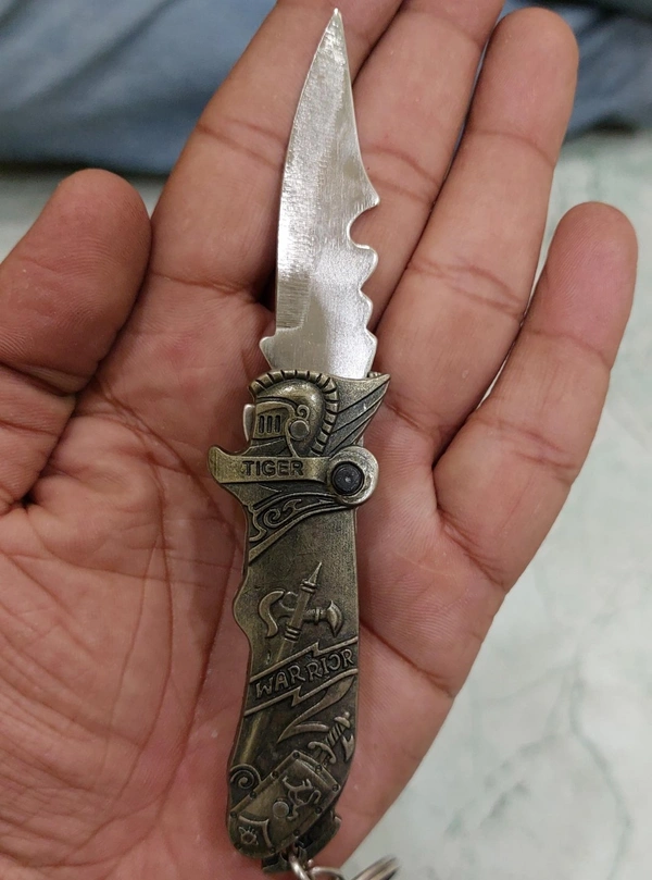 Metal Knife Metal Keychain
