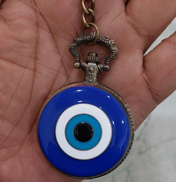 Classic Round Watch Keychain Metal