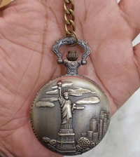 Classic Round Watch Keychain Metal