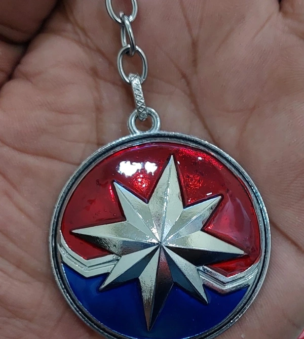 Metal keychain Captain Marvel Revolving (K102)