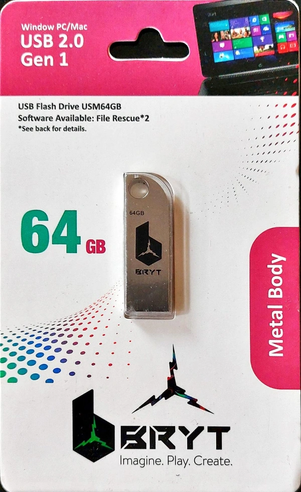 BRYT 64GB PENDRIVE USB 2.0