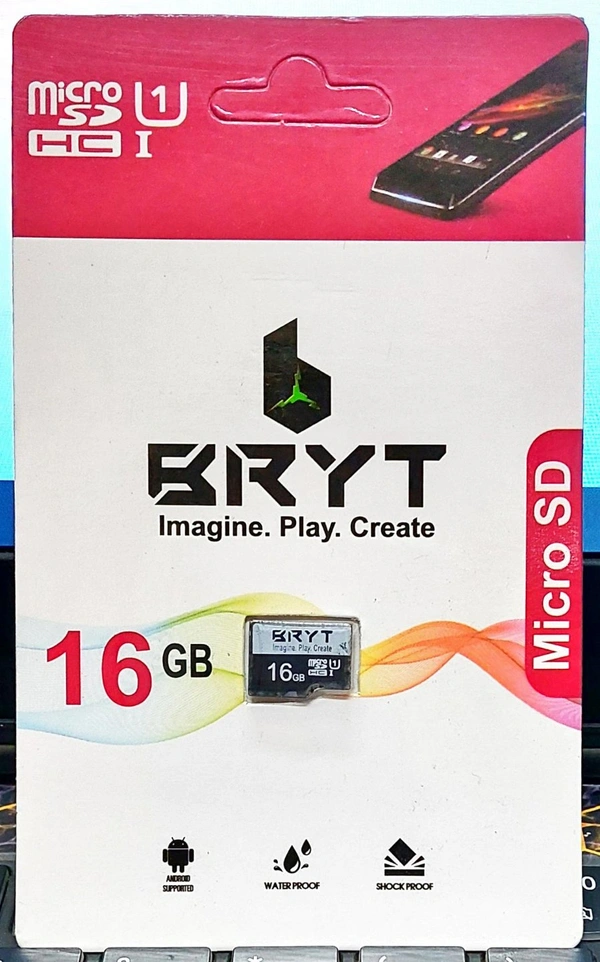 BRYT 16gb Micro SD Class10
