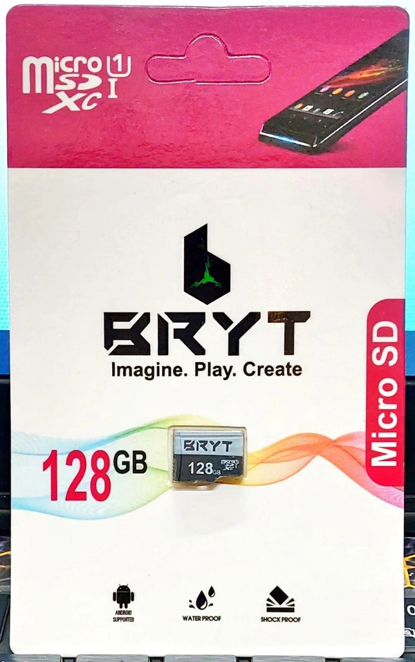 BRYT 128gb Micro SD Class10