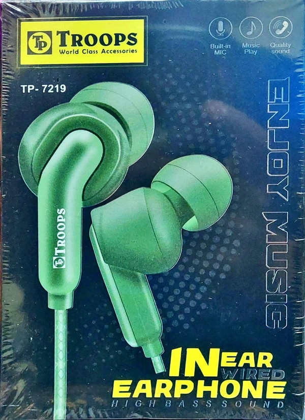 Troops Earphone 7219 (Warranty)