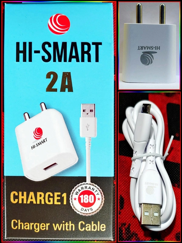 Hi-Smart 2A Micro USB Charger (Warranty)