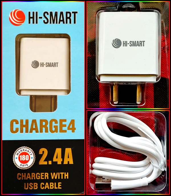 Hi-Smart 2.4A Micro USB Charger (Charge4)