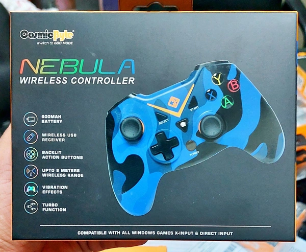Cosmic Byte Wireless Controller Nebula (Cemo Blue)