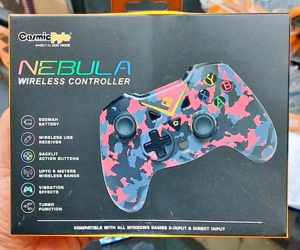 Cosmic Byte Wireless Controller Nebula (Cemo Red)