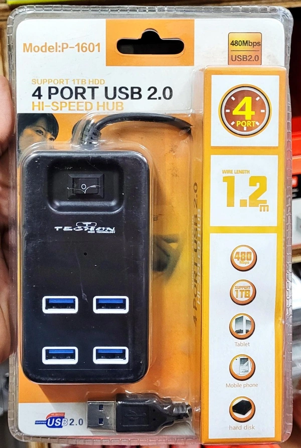 TECHON USB HUB 4Port 2.0 (1601)
