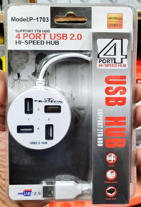 TECHON USB HUB 4Port 2.0 (1703)