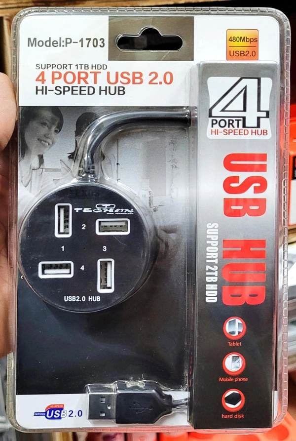TECHON USB HUB 4Port 2.0 (1703)