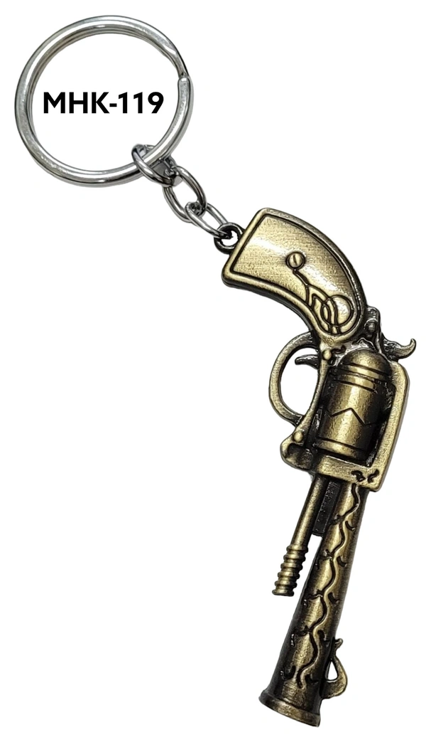Keychain Metal Revolver Gun (K119)