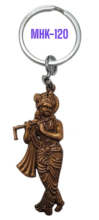 Keychain Metal Shri krishna (K120)