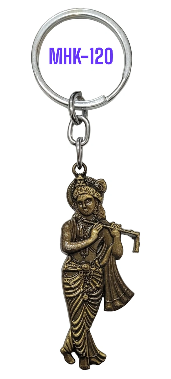 Keychain Metal Shri krishna (K120)