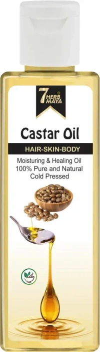 7HerbMaya.Shop 7Herbmaya Castor Oil Extra Virgin For baby Hair Oil