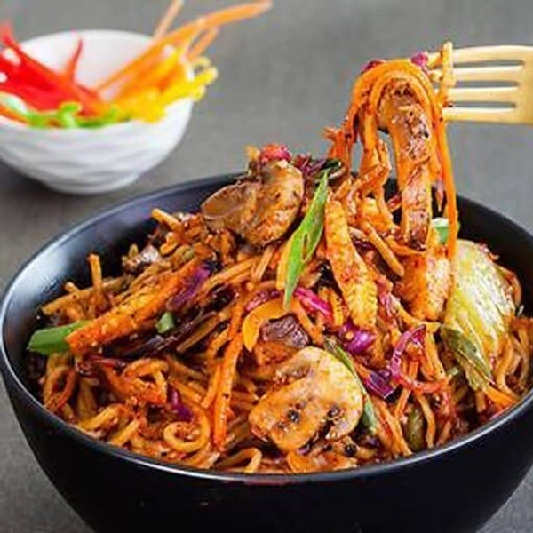 MH  Veg Noodles - Mushroom Schezwan Noodles