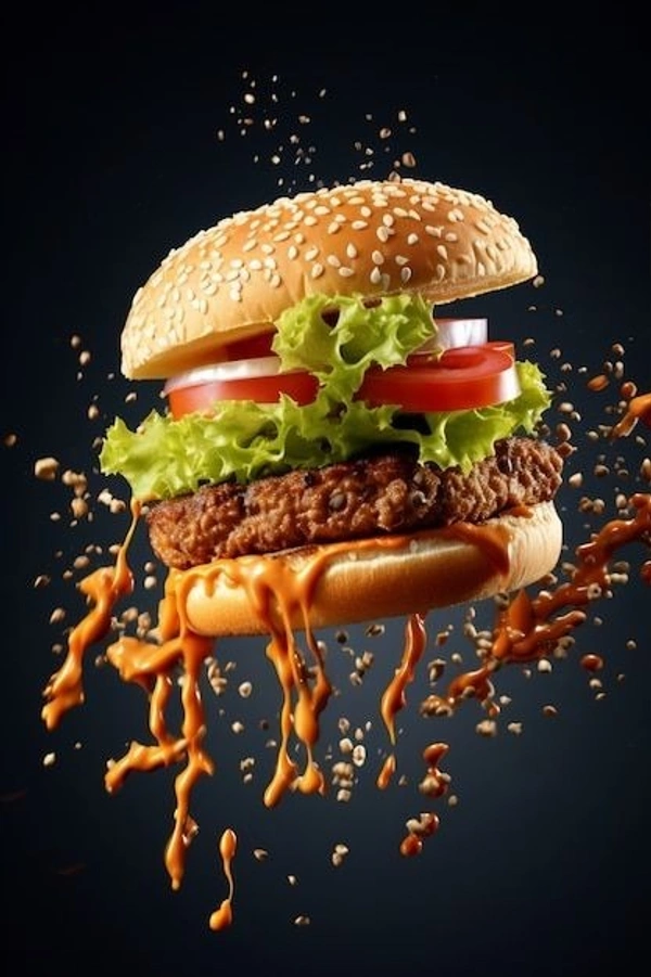 SIZZLLY Special Burger  - Crispy Chicken