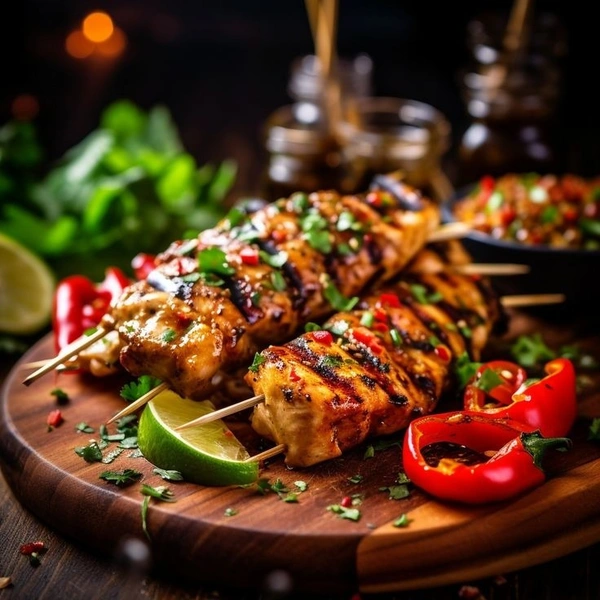 MH  Non-veg - Sesame Chicken Kebab