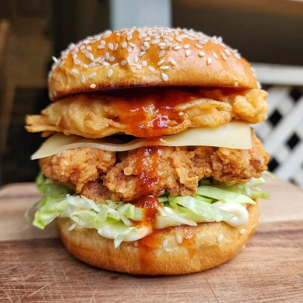 SIZZLLY  Tower Burger(Non-veg) - Chicken Patty