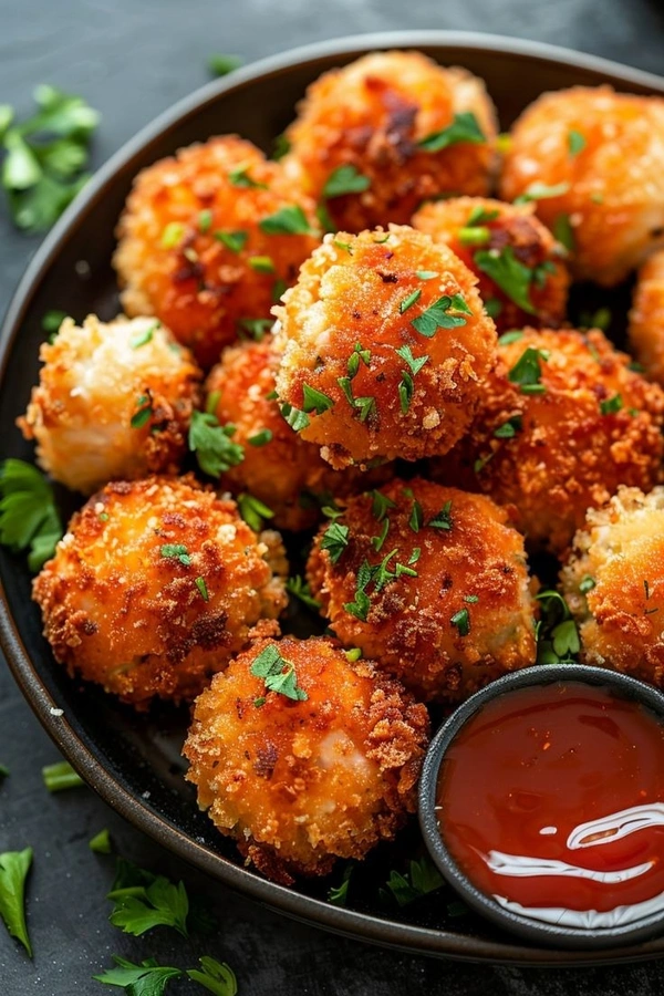 SIZZLLY  Quick Bites(Non-veg) - Chicken Cheese Balls(5pcs)