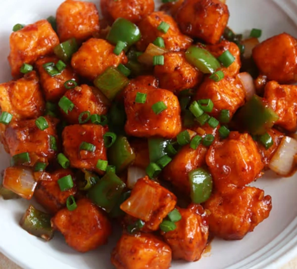 Sanatani Swaad Chilli Paneer (Spicy) - Full Plate