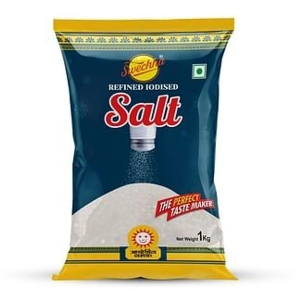 Swechha Refined Iodised Salt, 1 kg