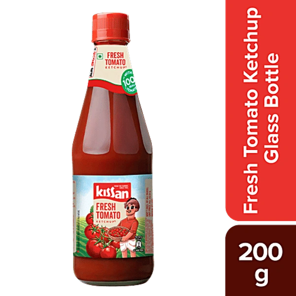 Kissan Fresh Tomato Ketchup, 200 g